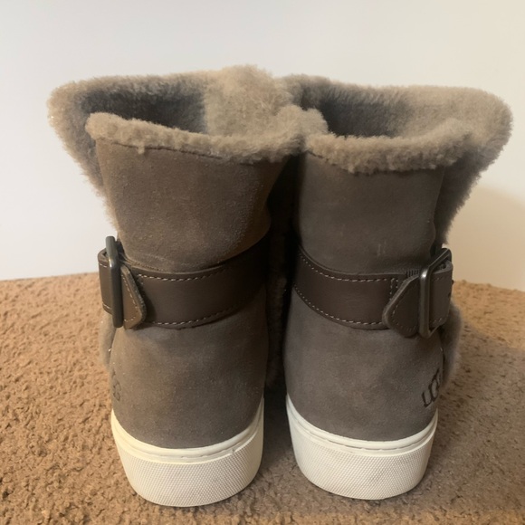 UGG Fur Suede Boots - Picture 3 of 5